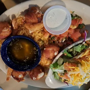 Panchos shrimp. I ate all of it because I&apos;m greedy.