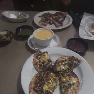 Beef nachos
