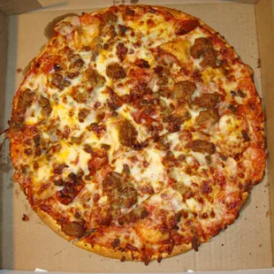 A large Carne Amore - half an hour in the car and it was still awesome!