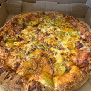 Pickle Bacon Cheeseburger was awesome!!! Mama Deluca's