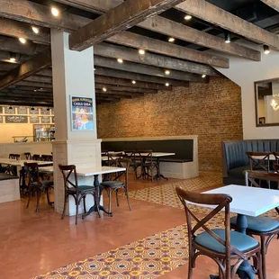 the dining area