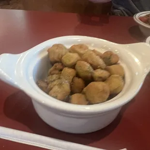 Fried okra