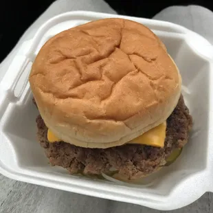 Cheeseburger to go, Next time I'd try it with Bacon.  Made with care, but not quite as good as I'd hoped