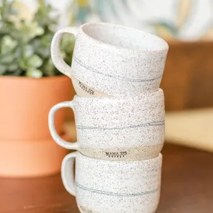 Mama D&apos;s mugs hand-crafted by incredible local ceramic artist :: Covet &amp; Ginger