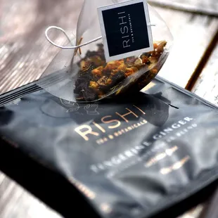 We proudly sell local Rishi Tea at both shops