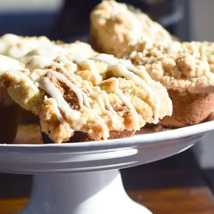 Sally&apos;s Sweet Shoppe in Genesee Depot makes our Sour Cream Coffee Cake - every single crumb the sweetest and most delicious around
