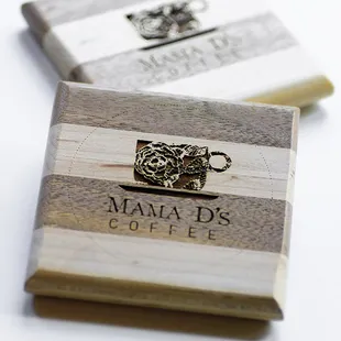 Coasters hand-crafted by our local Kettle Moraine High School students!