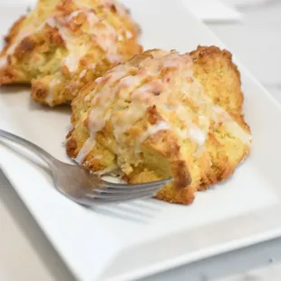 Sweet and savory scone options from our baker, Leslie