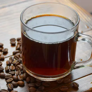 We proudly serve coffee from local roaster Valentine Coffee