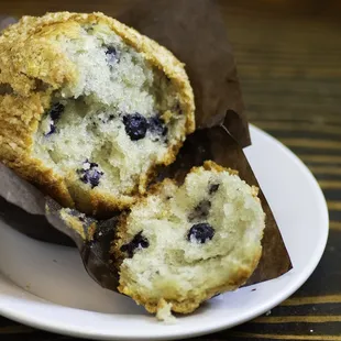 Feeling blue? You may need to treat yourself to one of our fresh, homemade muffins crafted by the Waukesha baker, Debbie!