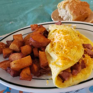OMG, look at those perfect spuds &amp; the big chunks of ham!