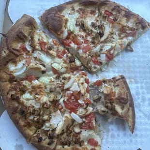 Garlic Chicken Pizza