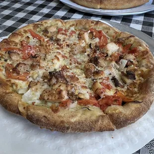 Garlic Chicken Pizza