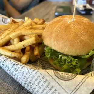 Crab cake sandwich