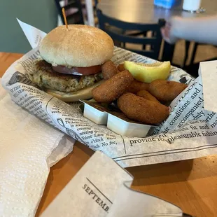Crab cake Sandwich