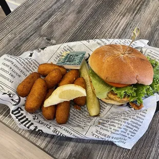Crab Cake Sandwich