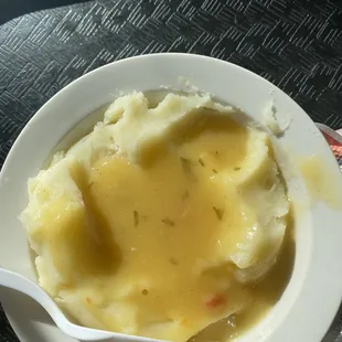 Mashed Potatoes Dressing with Gravy (side) SUPER yummy