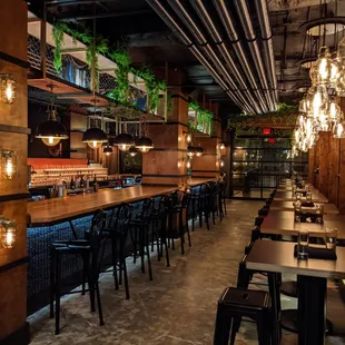 Inside bar area and main seating area.