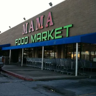 the front of the store
