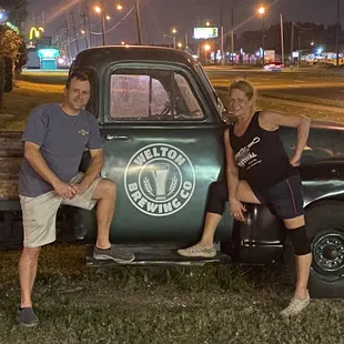 The Brew Craftery with the owner