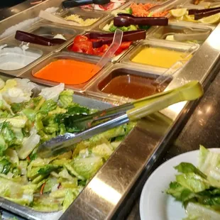 The salad bar