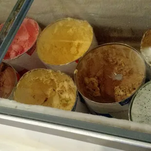Ice cream selection