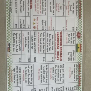 They charged more than what is advertised on this menu that is laying on the counter. Why‼‼‼‼