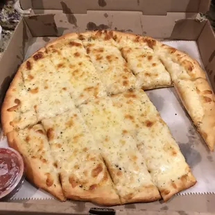Garlic Bread w cheese (minus a slice)