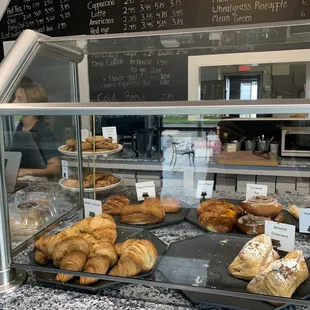 Fresh pastry case - pastries change daily