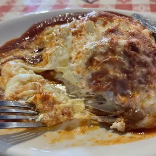 Lasagna recommended by Madison !