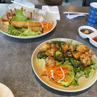 Spicy Garlic Chicken Appetizer
