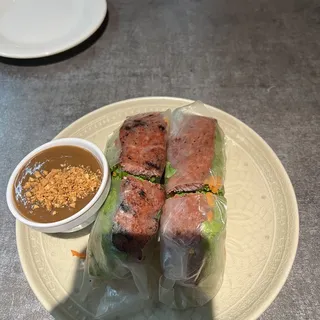 Pork Sausage Spring Roll