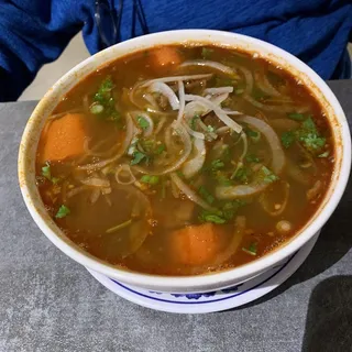 Beef Stew with Rice Noodles