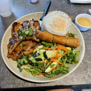 Mama's Pork Chop Combo w/ Rice or Vermicelli