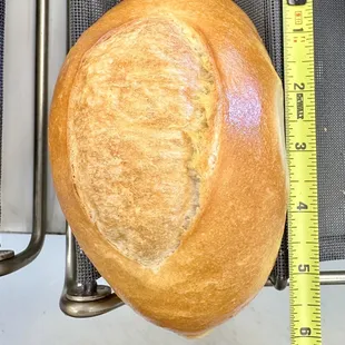 Hot fresh breads come out twice on weekdays and 3 times on the weekends... $1/each for 9in French roll and 65¢/each for mini french roll.