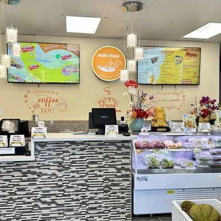 the inside of the store