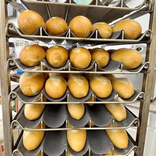 Fresh breads are baked twice daily from 7:00AM to 7:30PM