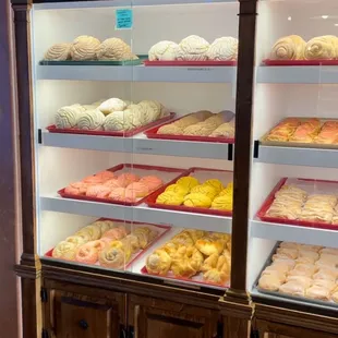 a variety of pastries