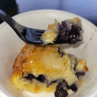 Lemon blueberry bread pudding (I ate half before remembering to take a photo.)
