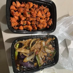 Chongqing chicken and Fish Fragrant Eggplant