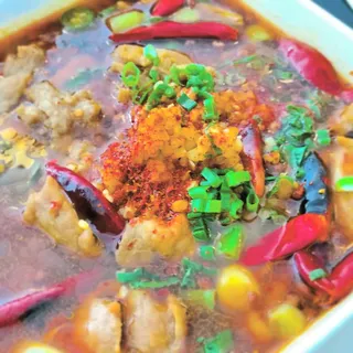 Boiled Beef Slices in a Fiery Sauce