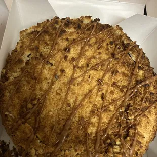 Apple Carmel crumble