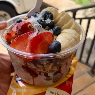 Açaí bowl for the win.