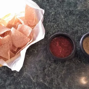 The chips were very good but the salsa was among the best I&apos;ve tasted.