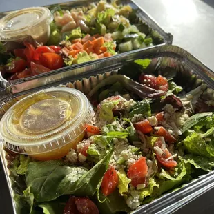 House and Chopped Salads