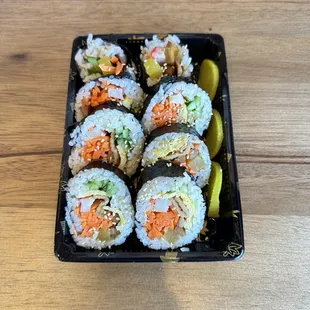 Korean kimbap roll