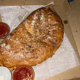 Cheese calzone