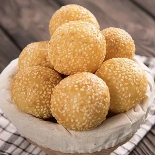 6 Red Bean Sesame Balls