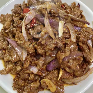 Beef w/ Onions & Cumin