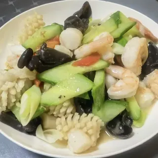 Stir Fried Three Delicacies